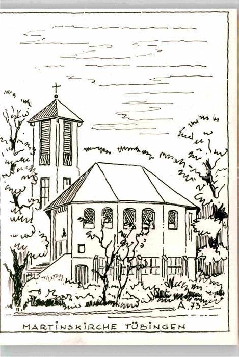 TueBINGEN BW Evangelische Martinsgemeinde Kuensterkarte
