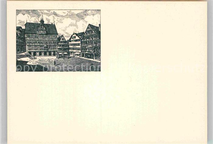 TueBINGEN BW Marktplatz Rathaus