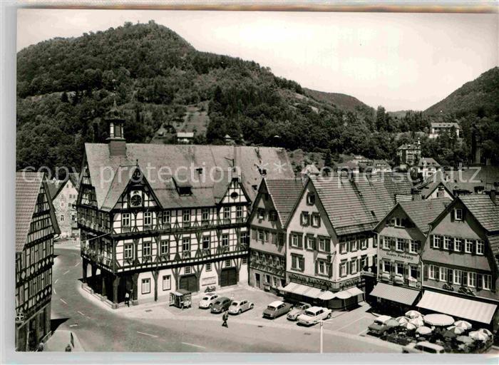 Urach Bad Marktplatz Rathaus