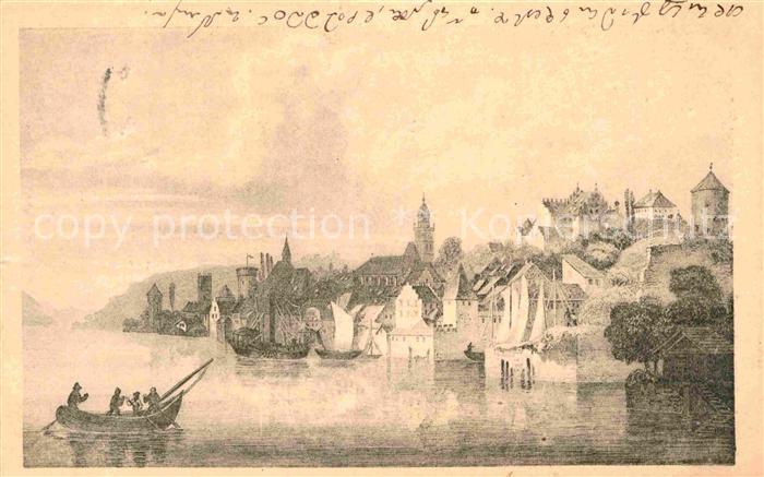 ueberlingen Bodensee Panorama Alt ueberlingen