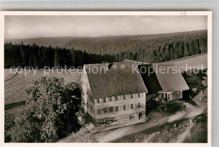 Schoemberg Freudenstadt Fliegeraufnahme Gasthof Pension Solhof