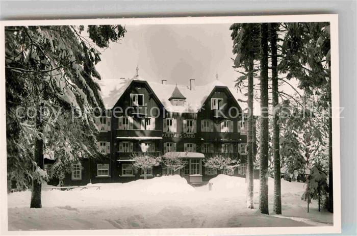 Sand Buehl Kurhaus Winter