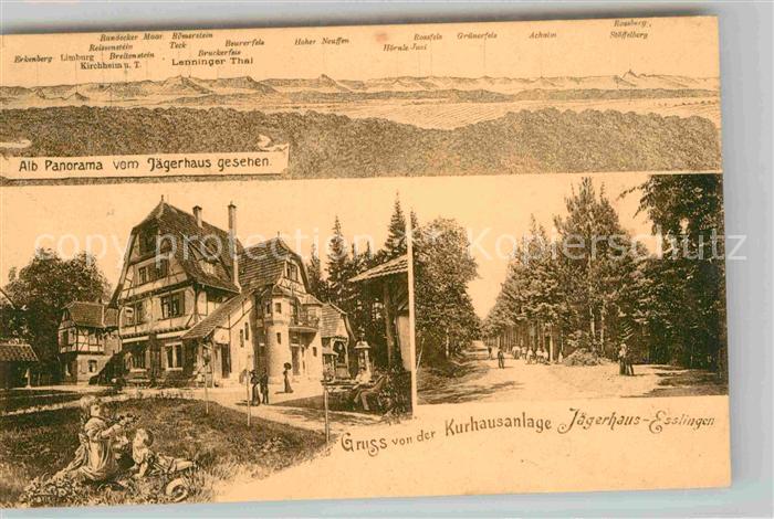 Esslingen Neckar Kurhausanlage Jaegerhaus