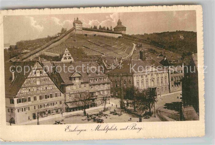 Esslingen Neckar Marktplatz Burg