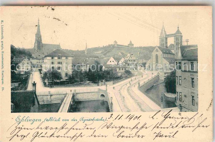 Esslingen Neckar Stadtkirche Burg Panorama
