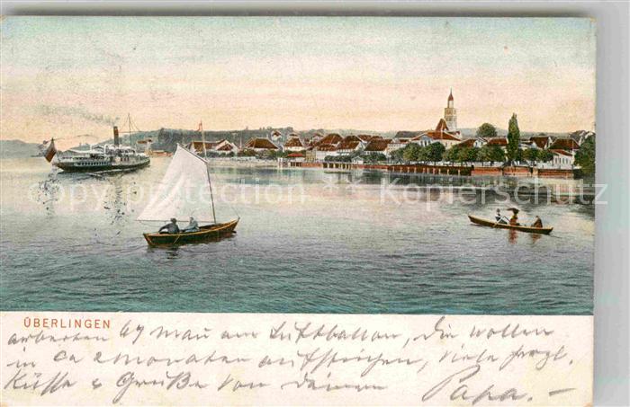 ueberlingen Bodensee Ufer Panorama Faehre