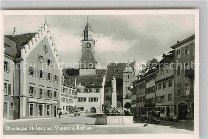 ueberlingen Bodensee Rathaus Muenster Hofstatt