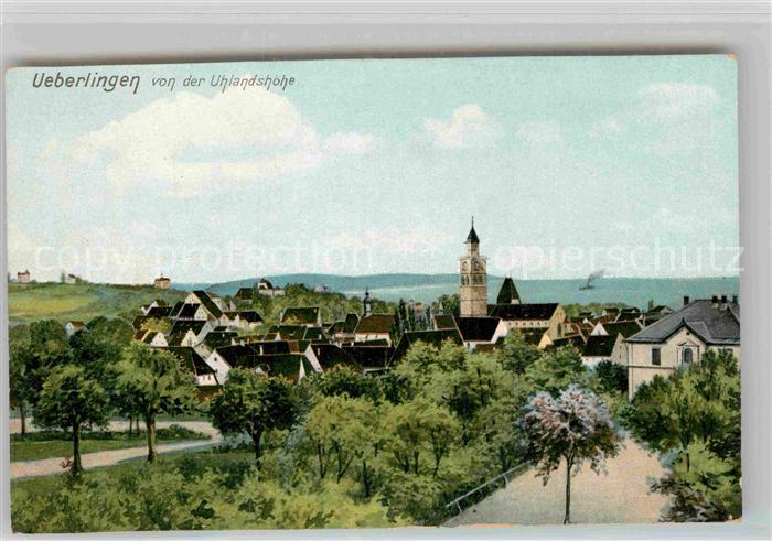 ueberlingen Bodensee Uhlandshoehe Muenster See Panorama