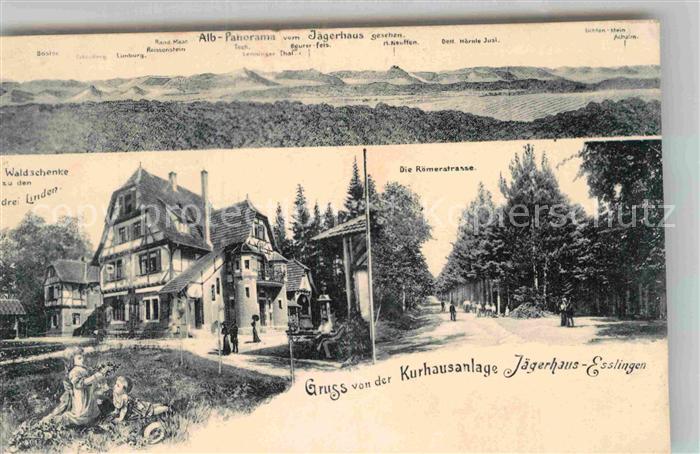 Jaegerhaus Esslingen Kurhausanlage Waldschenke Roemerstrasse