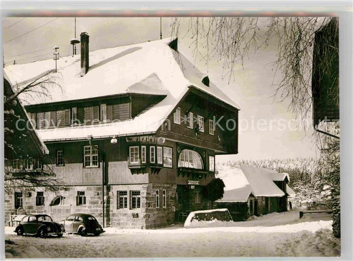 Lossburg Schwarzwald Pension Gasthaus Adrionshof Winter