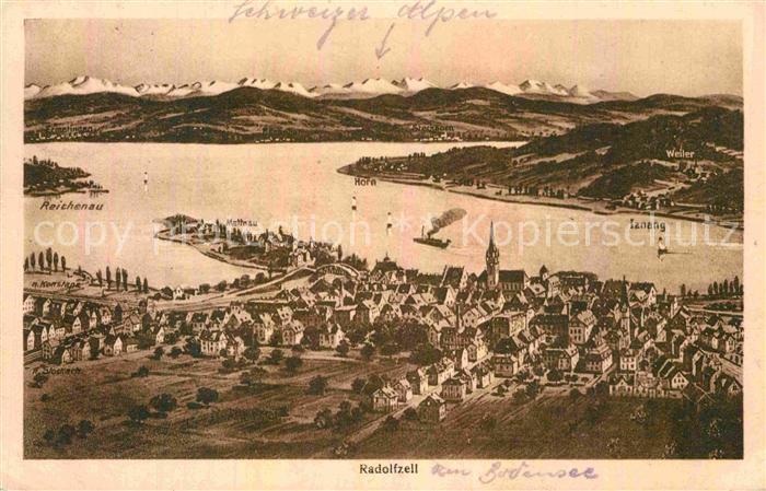 Radolfzell Bodensee Fliegeraufnahme