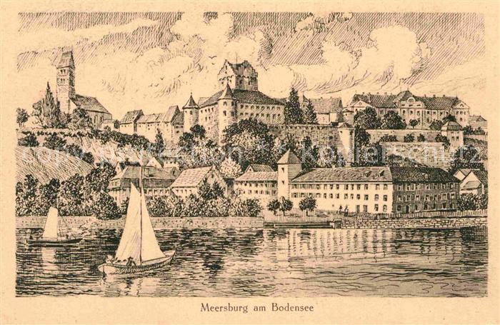 Meersburg Bodensee Schloss Kirche Residenz