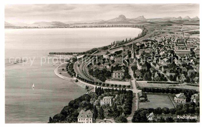 Radolfzell Bodensee Fliegeraufnahme