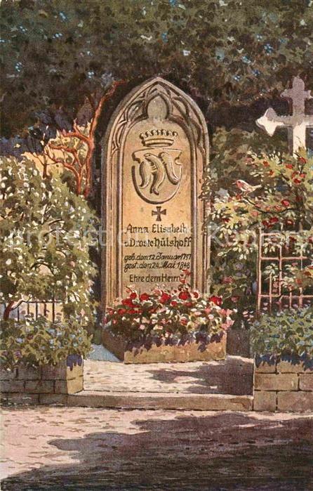 Meersburg Bodensee Anna Elisabeth von Droste Huelshoff Grabstaette