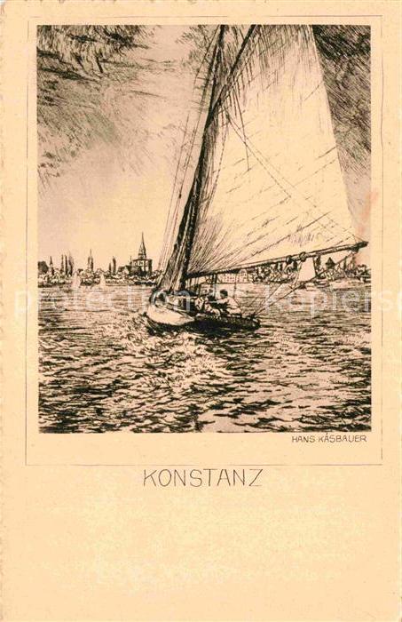 Konstanz Bodensee Segelboot