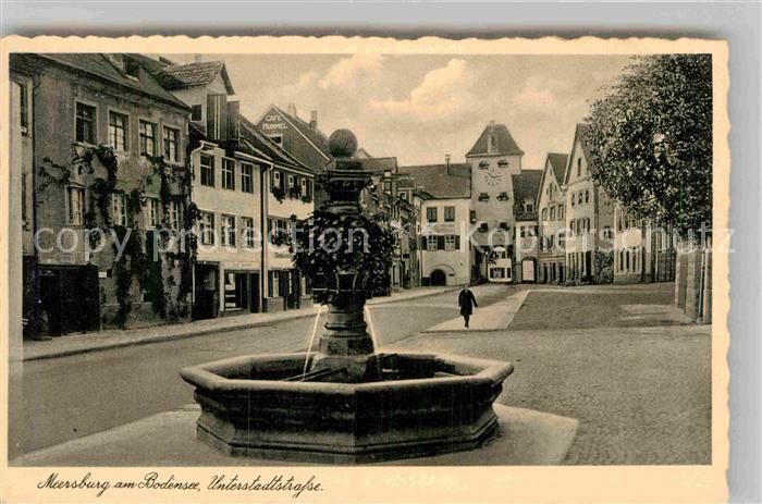 Meersburg Bodensee Unterstadtstrasse Burnnen Untertor