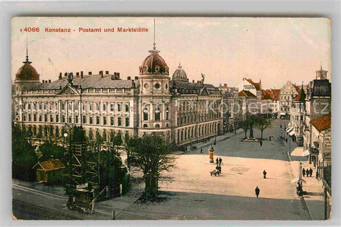 Konstanz Bodensee Postamt Marktstaette
