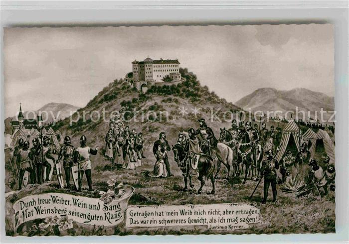 Weinsberg Burgruine Spruch