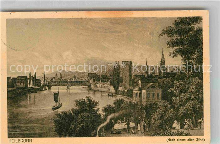 Heilbronn Neckar Teilansicht