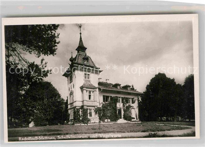Mettnau Radolfzell Bodensee Scheffelturm und Vogelwarte