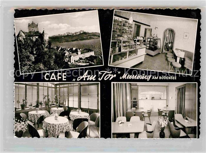 Meersburg Bodensee Cafe am Tor Schloss Gastraum