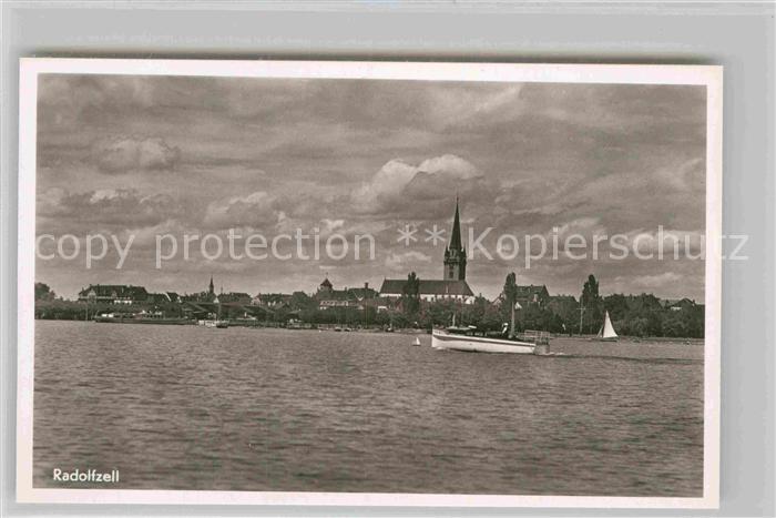 Radolfzell Bodensee Teilansicht Kirche
