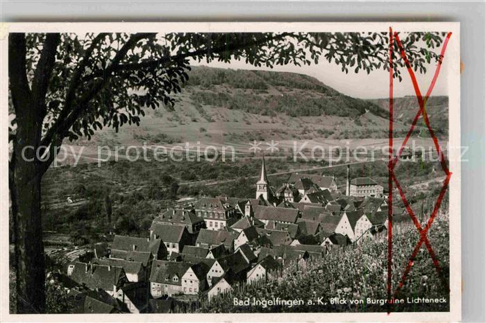 Bad Ingelfingen Blick von der Burgruine Lichteneck