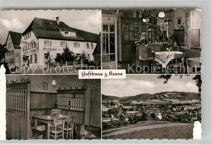 Mulfingen Jagst Gasthof Pension Zur Krone