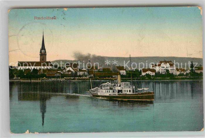 Radolfzell Bodensee Hafen Personendampfer