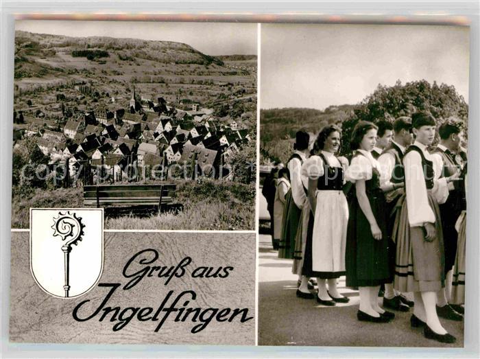 Bad Ingelfingen Teilansicht Trachtengruppe