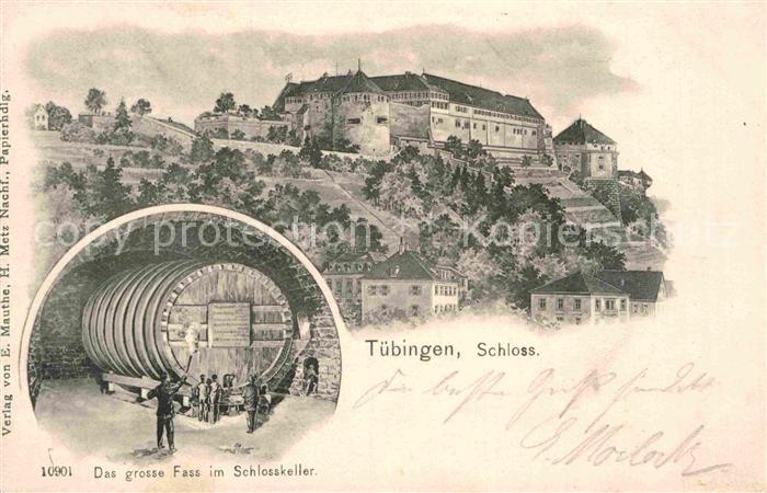 TueBINGEN BW Schloss Fass im Schlosskeller