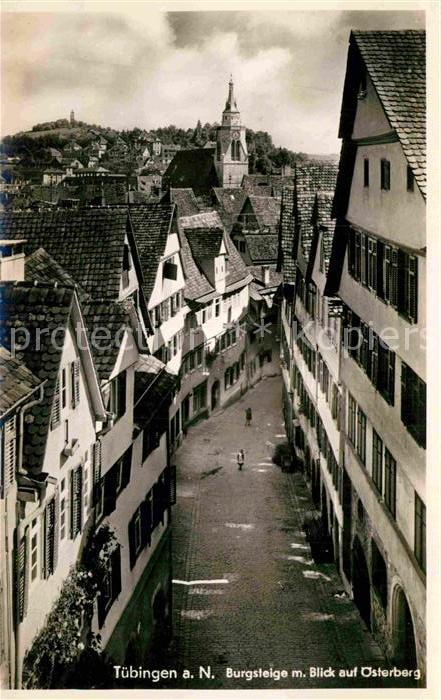 TueBINGEN BW Burgsteige mit Blick auf oesterberg