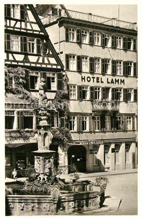 TueBINGEN BW Hotel Lamm am Markt Brunnen