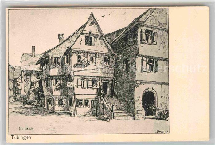 TueBINGEN BW Neustadt Zeichnung