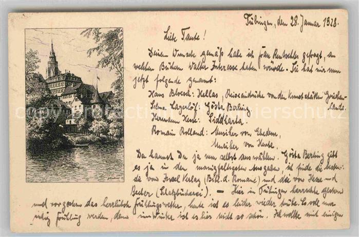 TueBINGEN BW Hoelderlinsturm und alte Aula