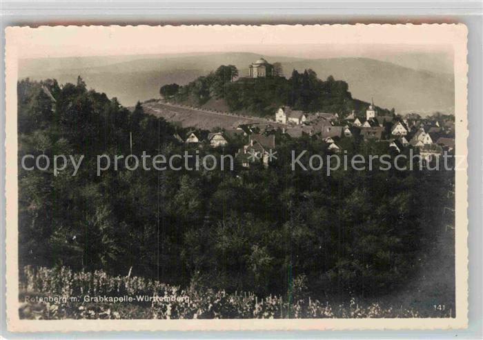 Rotenberg Stuttgart mit Grabkapelle Wuerttemberg