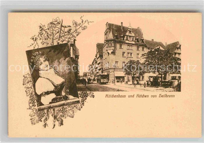 Heilbronn Neckar Kaetchenhaus und Kaetchen von Heilbronn