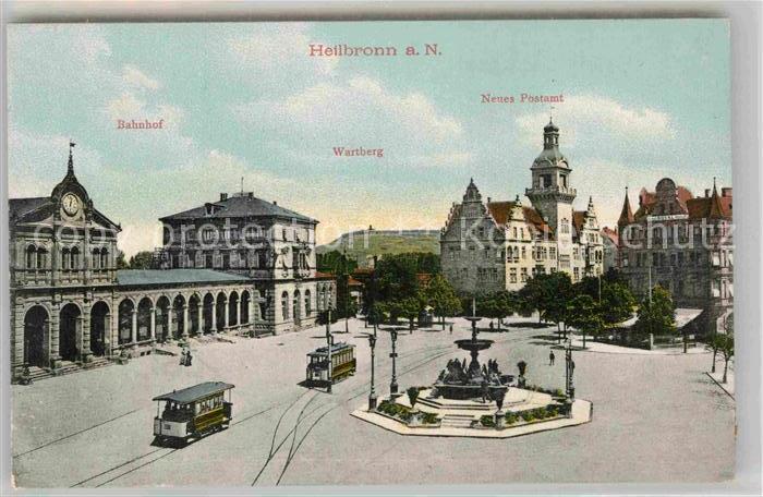 Heilbronn Neckar Bahnhof Wartberg Neues Postamt