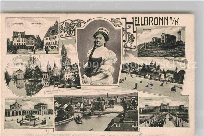 Heilbronn Neckar Kaetchenhaus Kaetchen Wartberg Trappensee Schloesschen Bahnhof