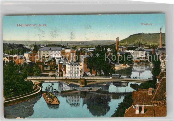 Heilbronn Neckar mit Wartberg