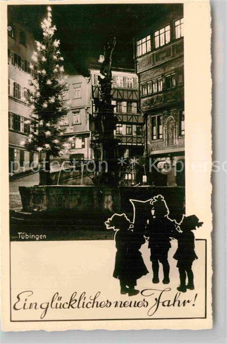 TueBINGEN BW Ortsmotiv zur Weihnachtszeit