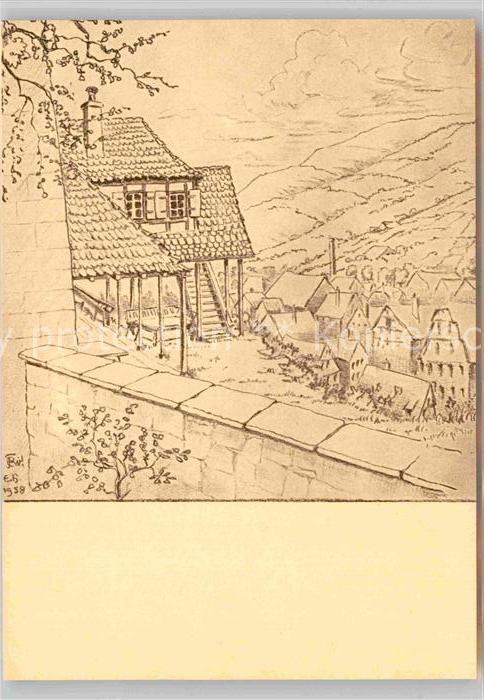 TueBINGEN BW Villa Rattenkull Zeichnung