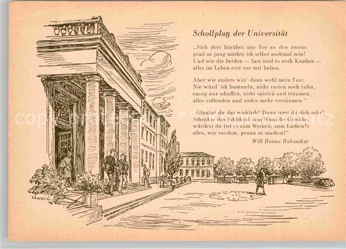 TueBINGEN BW Schollplatz der Universitaet