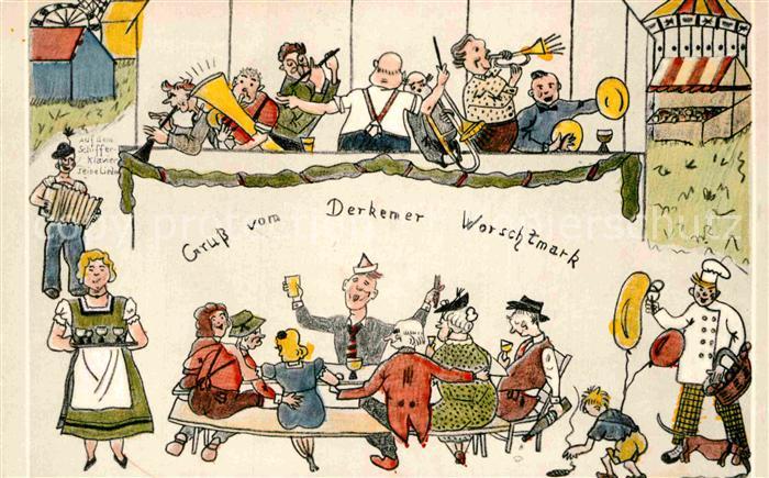 Duerkheim Bad Derkener Wortschtmark Juxkarte