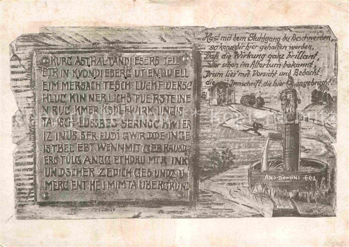 Mergentheim Bad Spruchkarte NZ4