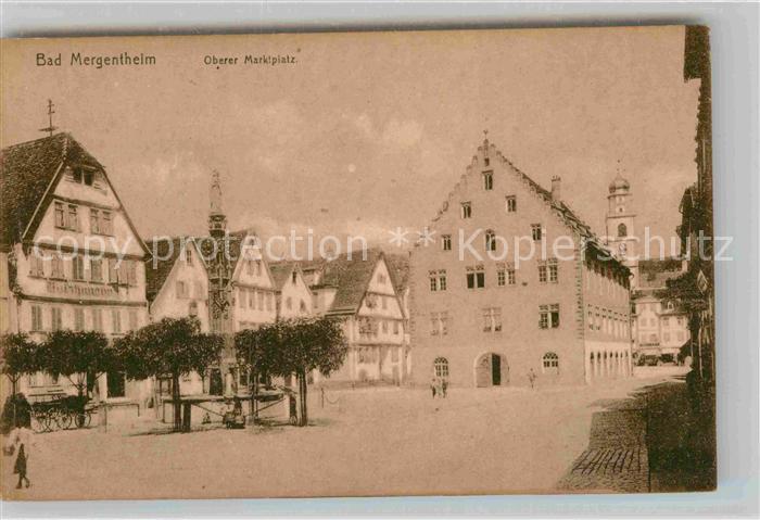 Mergentheim Bad Oberer Marktplatz