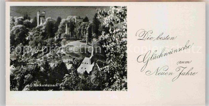 Neckarsteinach Neujahrskarte