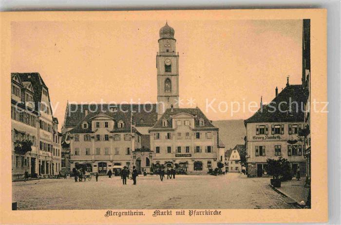 Mergentheim Bad Markt Pfarrkirche