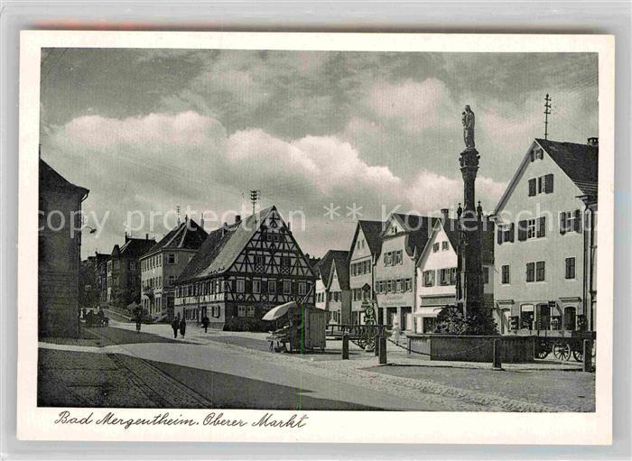 Mergentheim Bad Oberer Markt