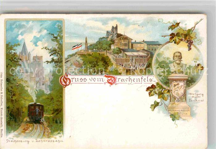 Koenigswinter Drachenburg Zahnradbahn Wolfgang Mueller Denkmal